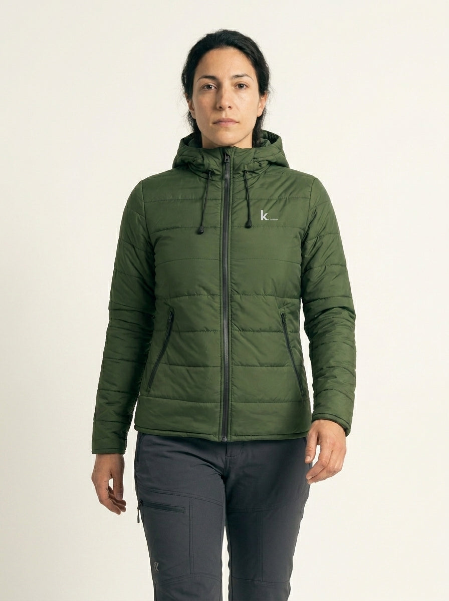 Casaca AlpaLoft™ Urqu Verde Mujer