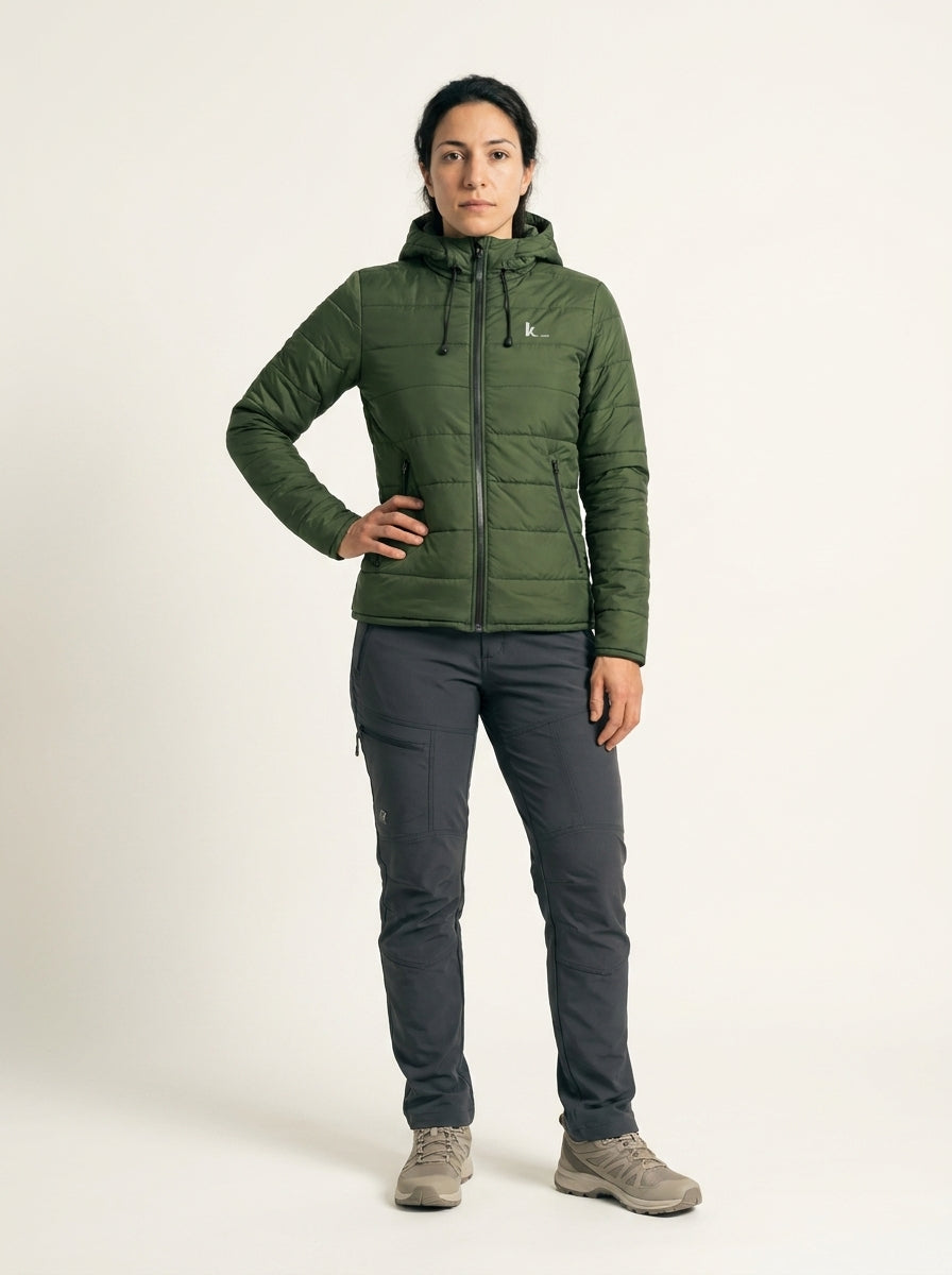 Casaca AlpaLoft™ Urqu Verde Mujer