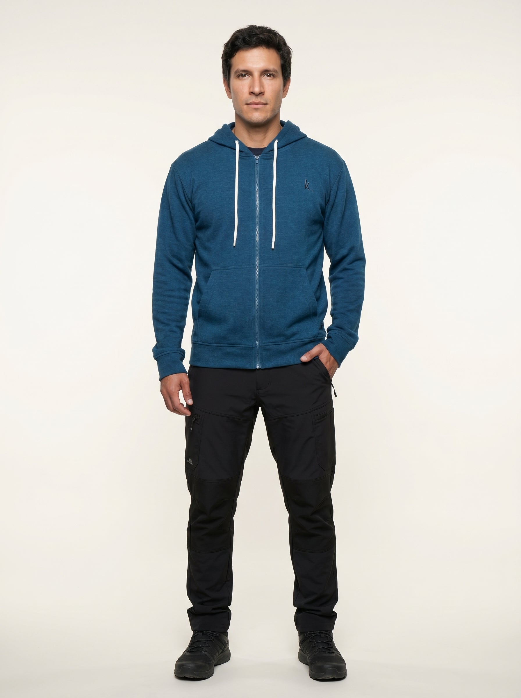 Polera Con Cierre AlpaHold™ Puriq Azul Unisex