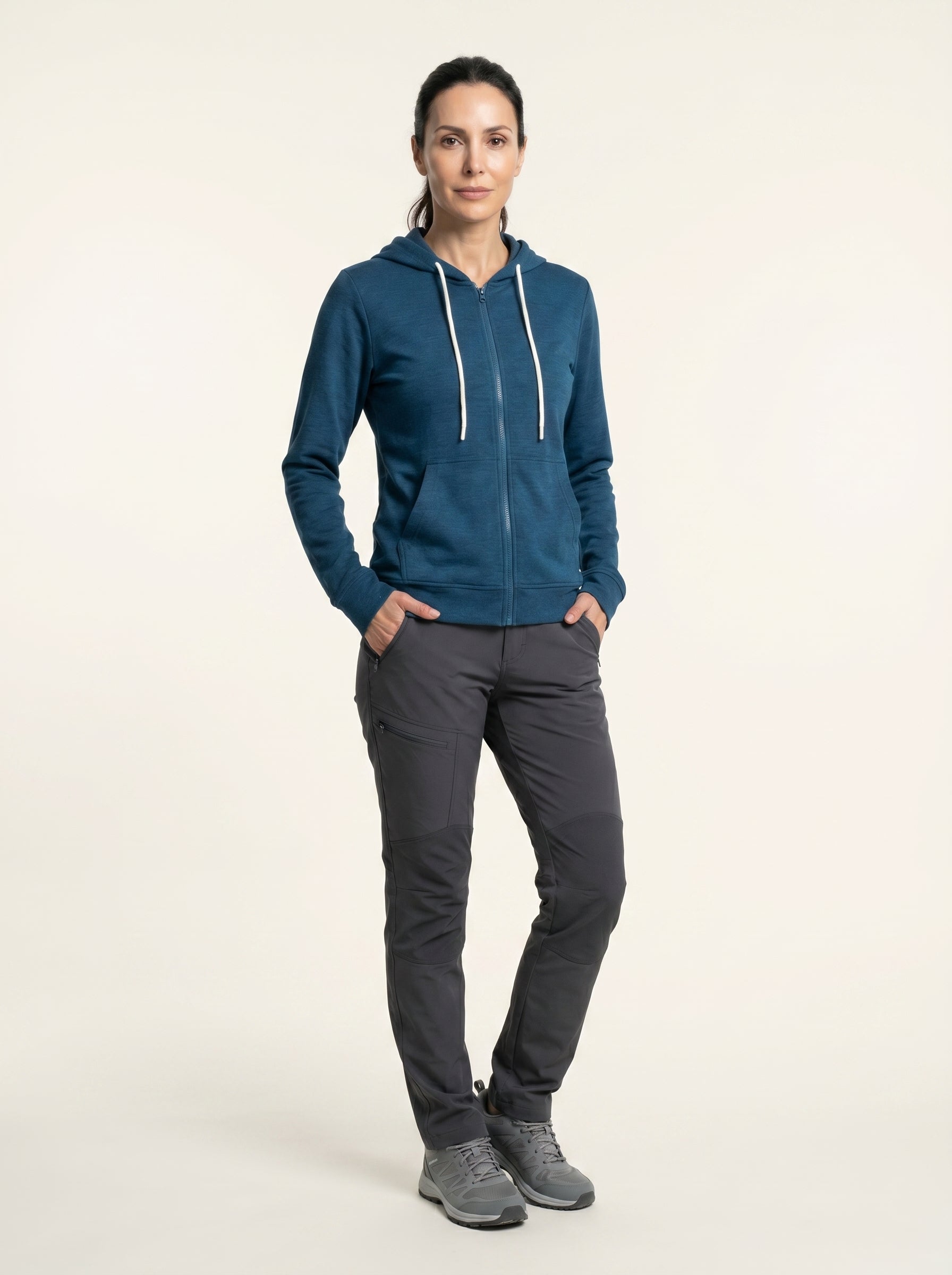 Polera Con Cierre AlpaHold™ Puriq Azul Unisex