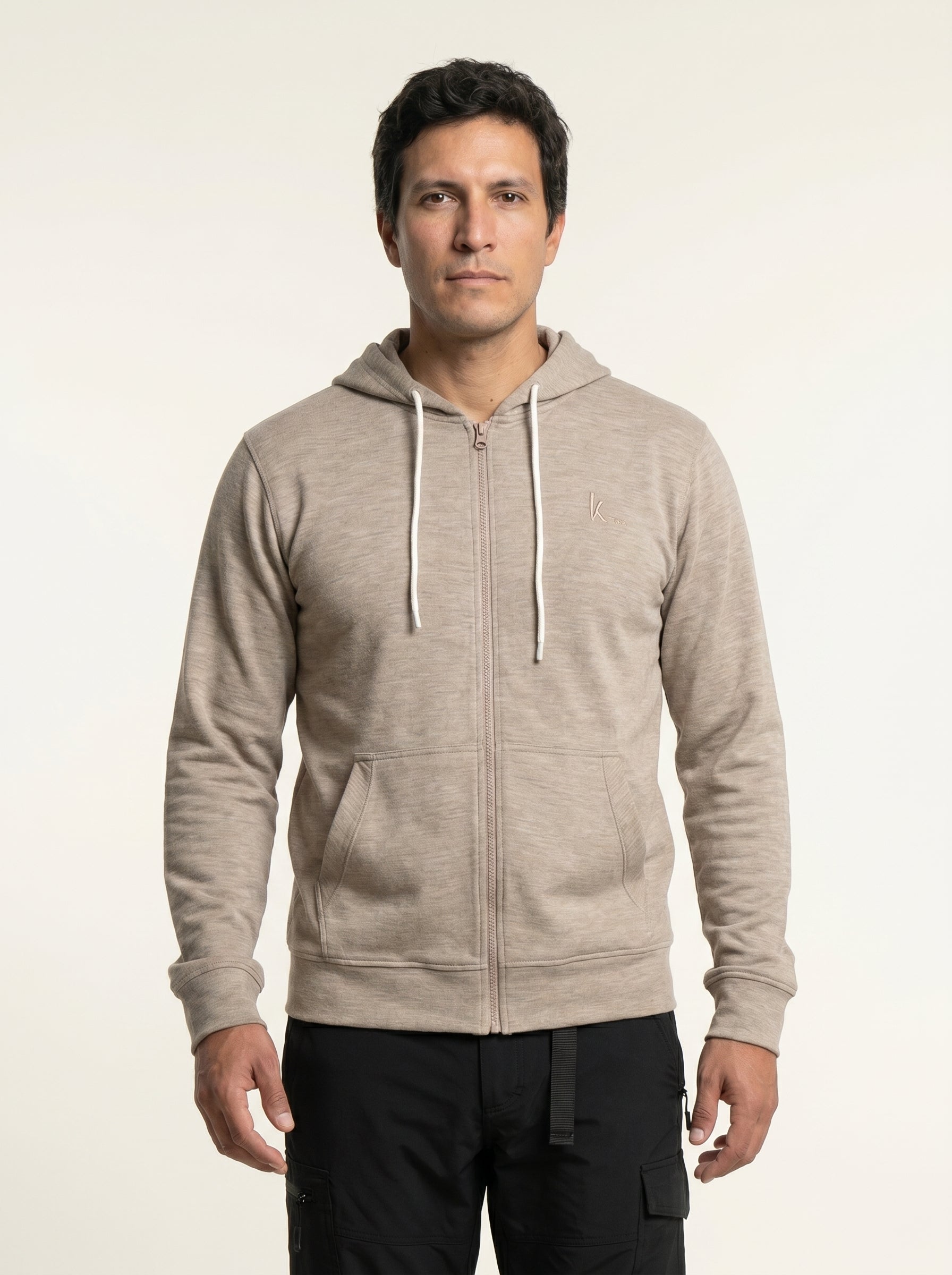Polera Con Cierre AlpaHold™ Puriq Beige Unisex