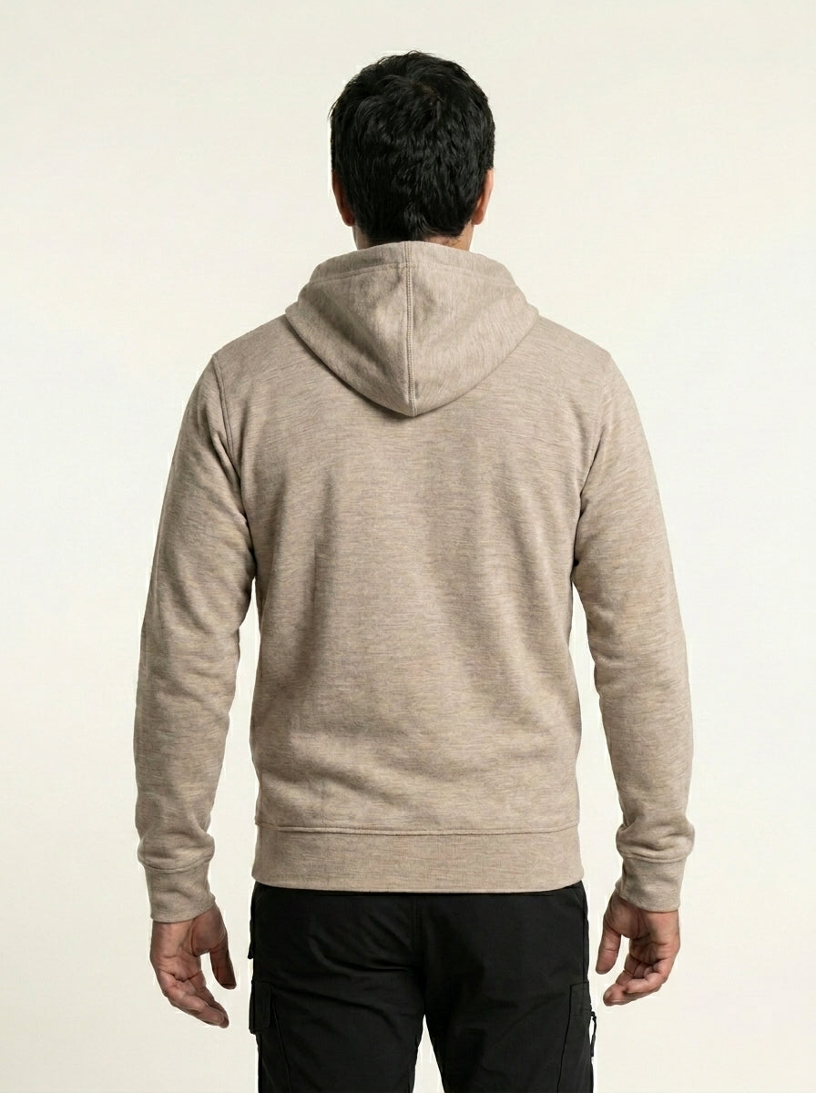 Polera Con Cierre AlpaHold™ Puriq Beige Unisex
