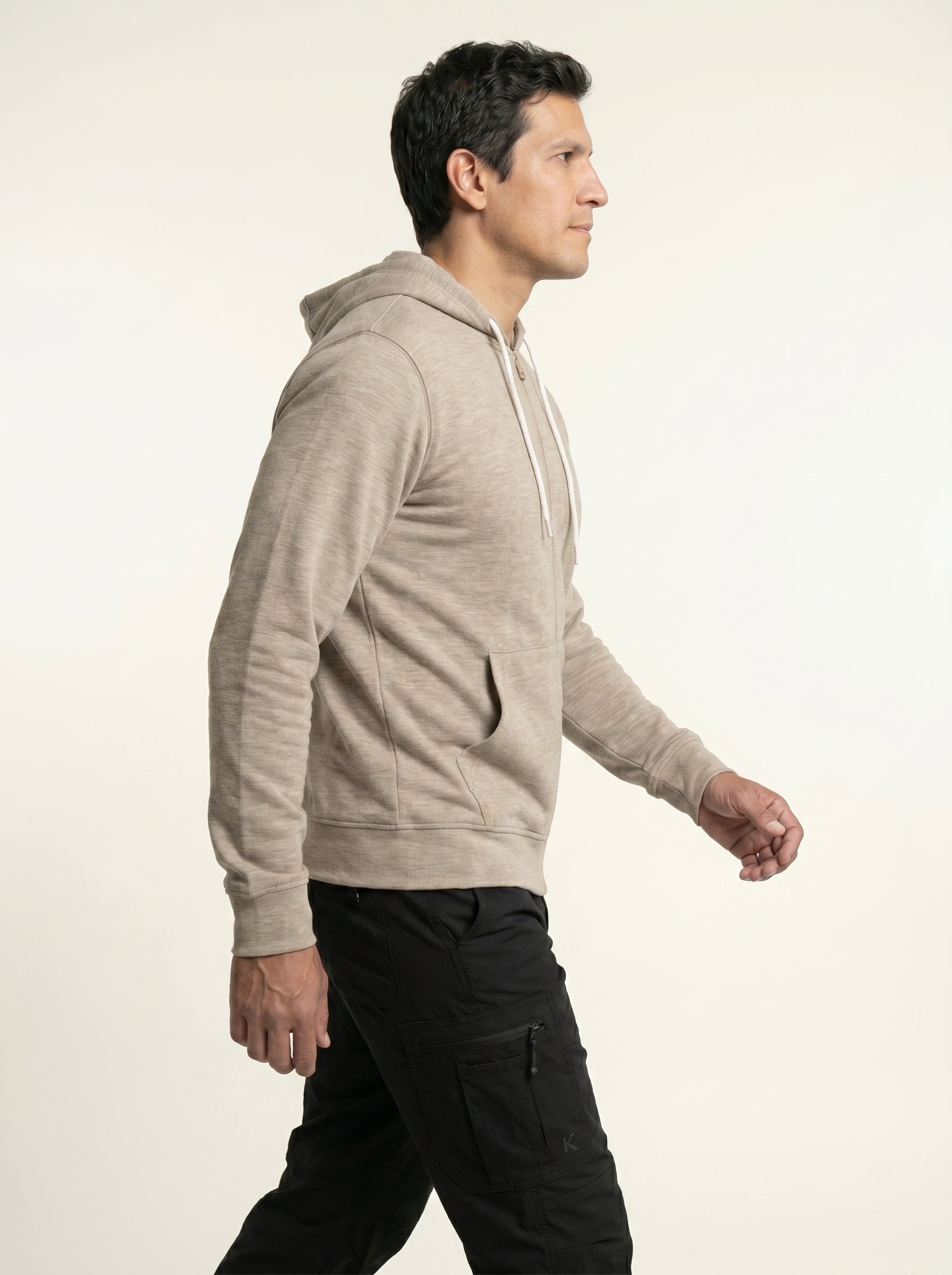 Polera Con Cierre AlpaHold™ Puriq Beige Unisex