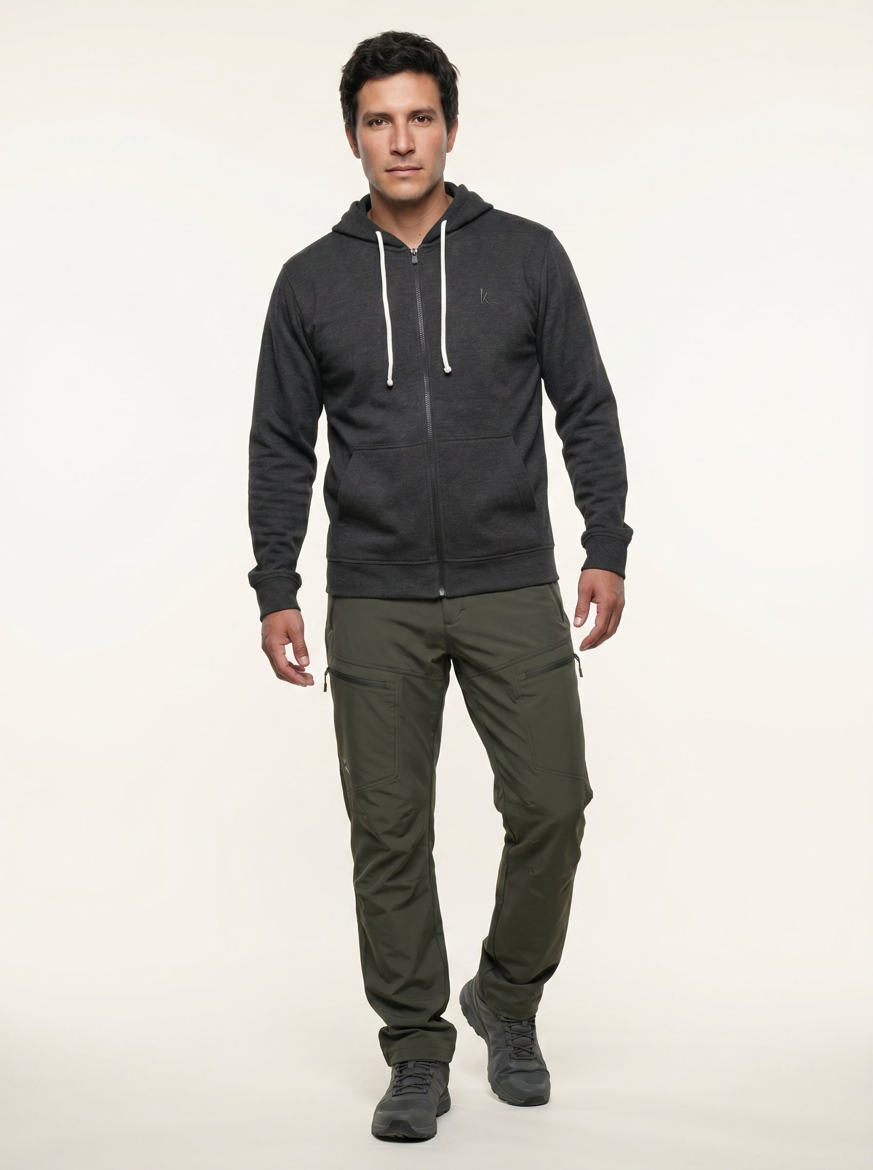 Polera Con Cierre AlpaHold™ Puriq Charcoal Unisex