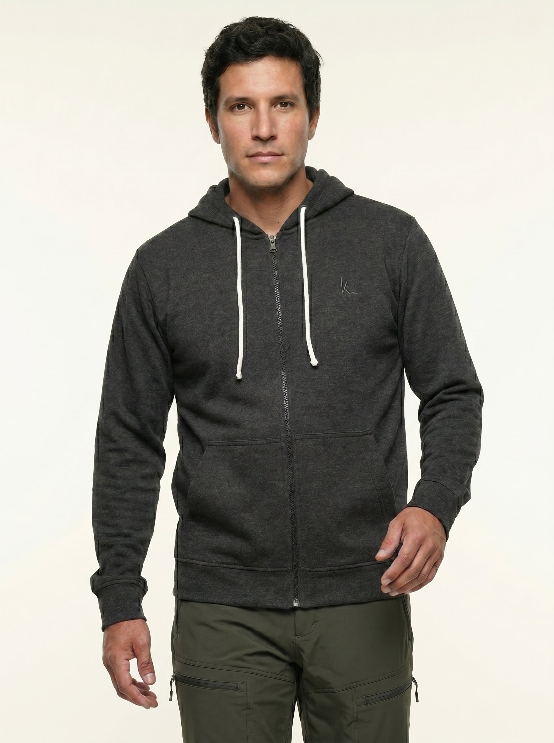 Polera Con Cierre AlpaHold™ Puriq Charcoal Unisex