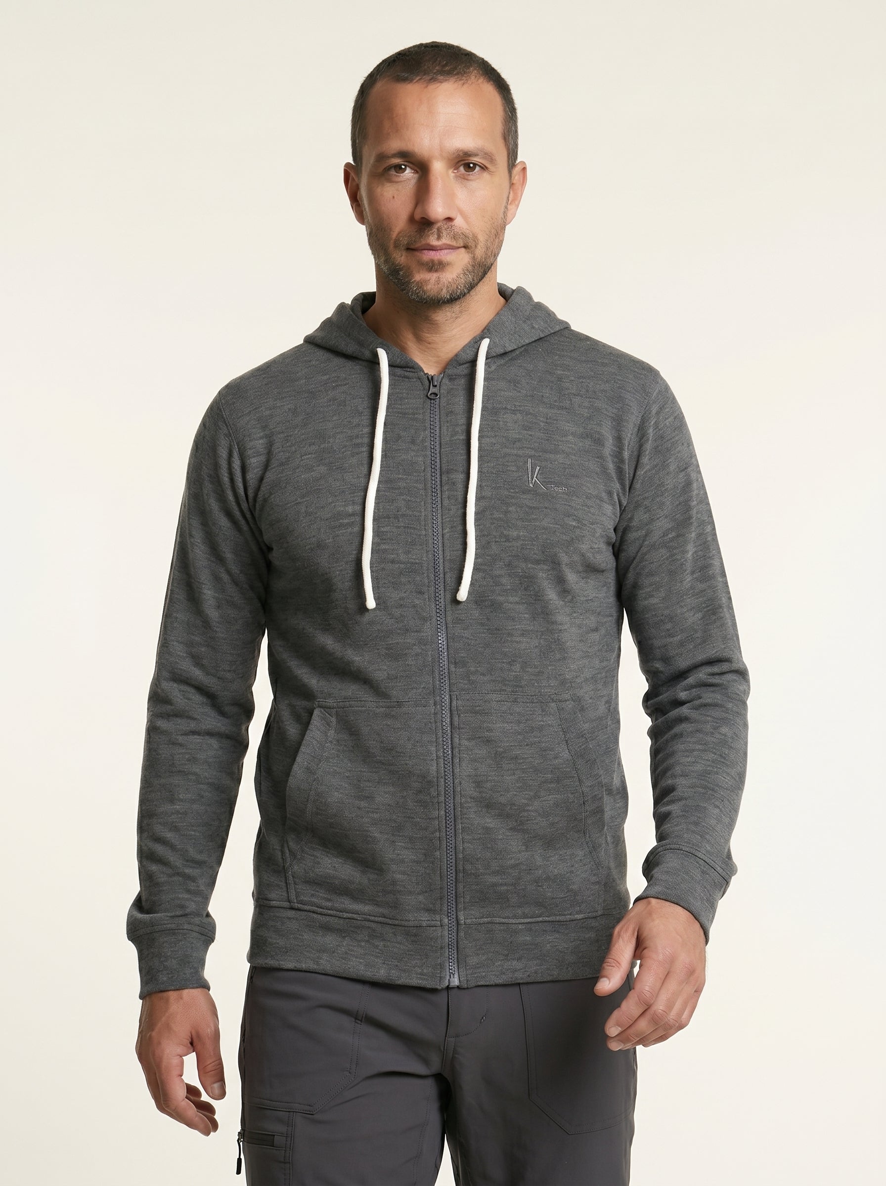 Polera Con Cierre AlpaHold™ Puriq Gris Unisex
