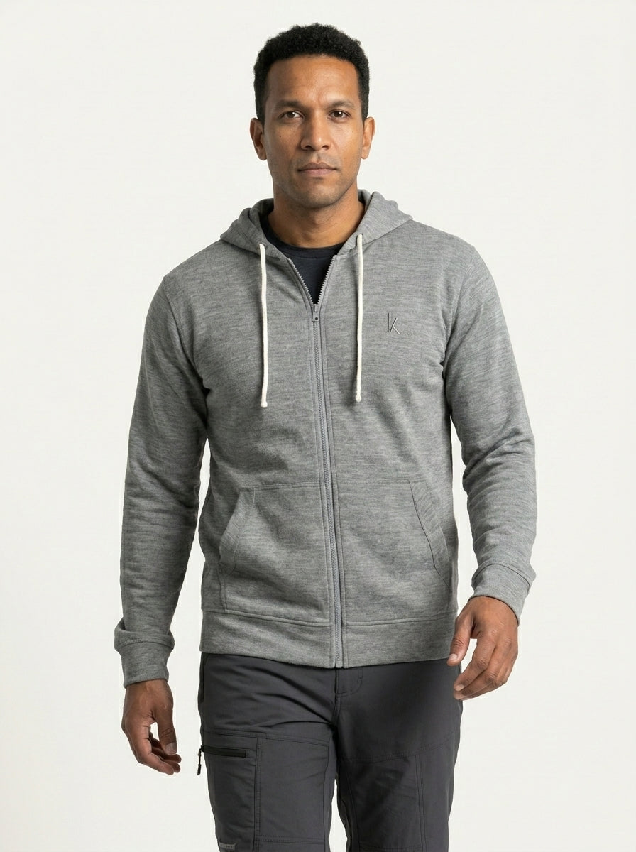 Polera Con Cierre AlpaHold™ Puriq Plata Unisex