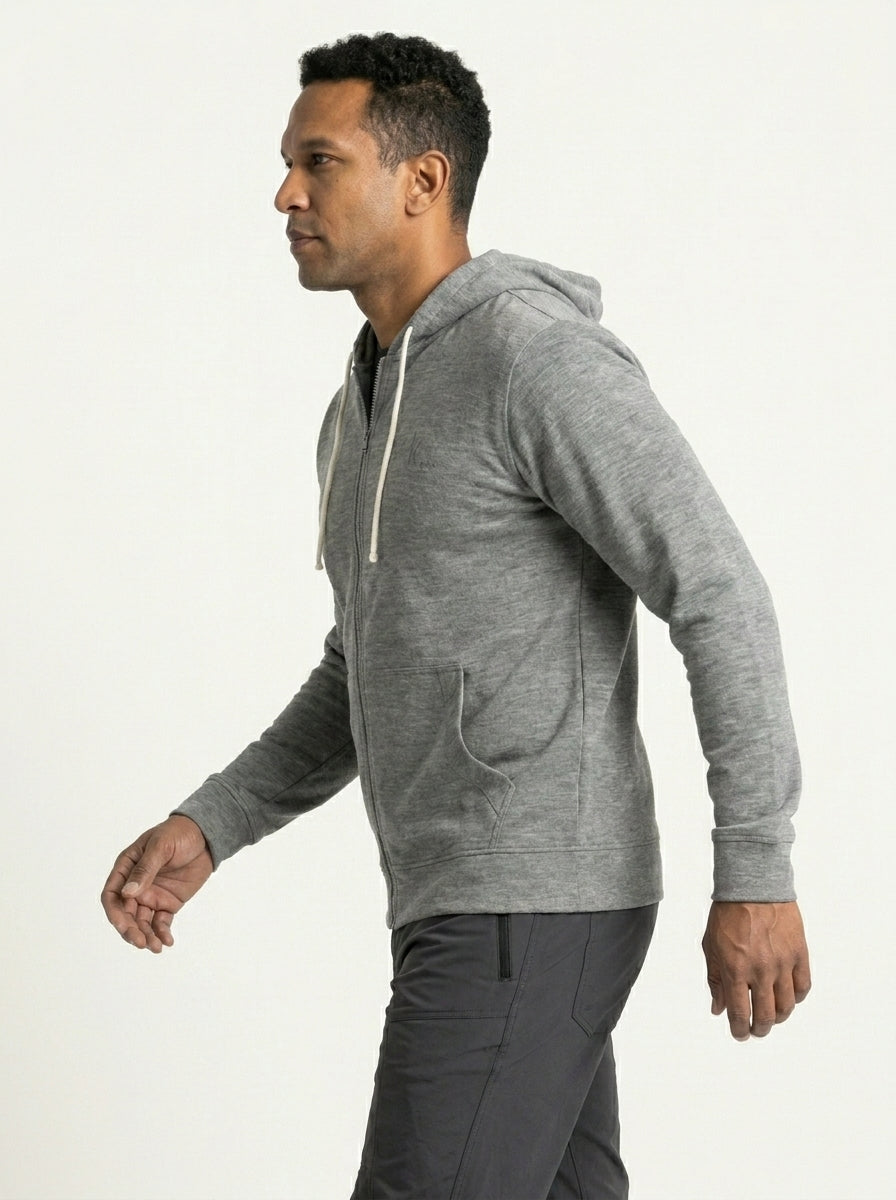 Polera Con Cierre AlpaHold™ Puriq Plata Unisex