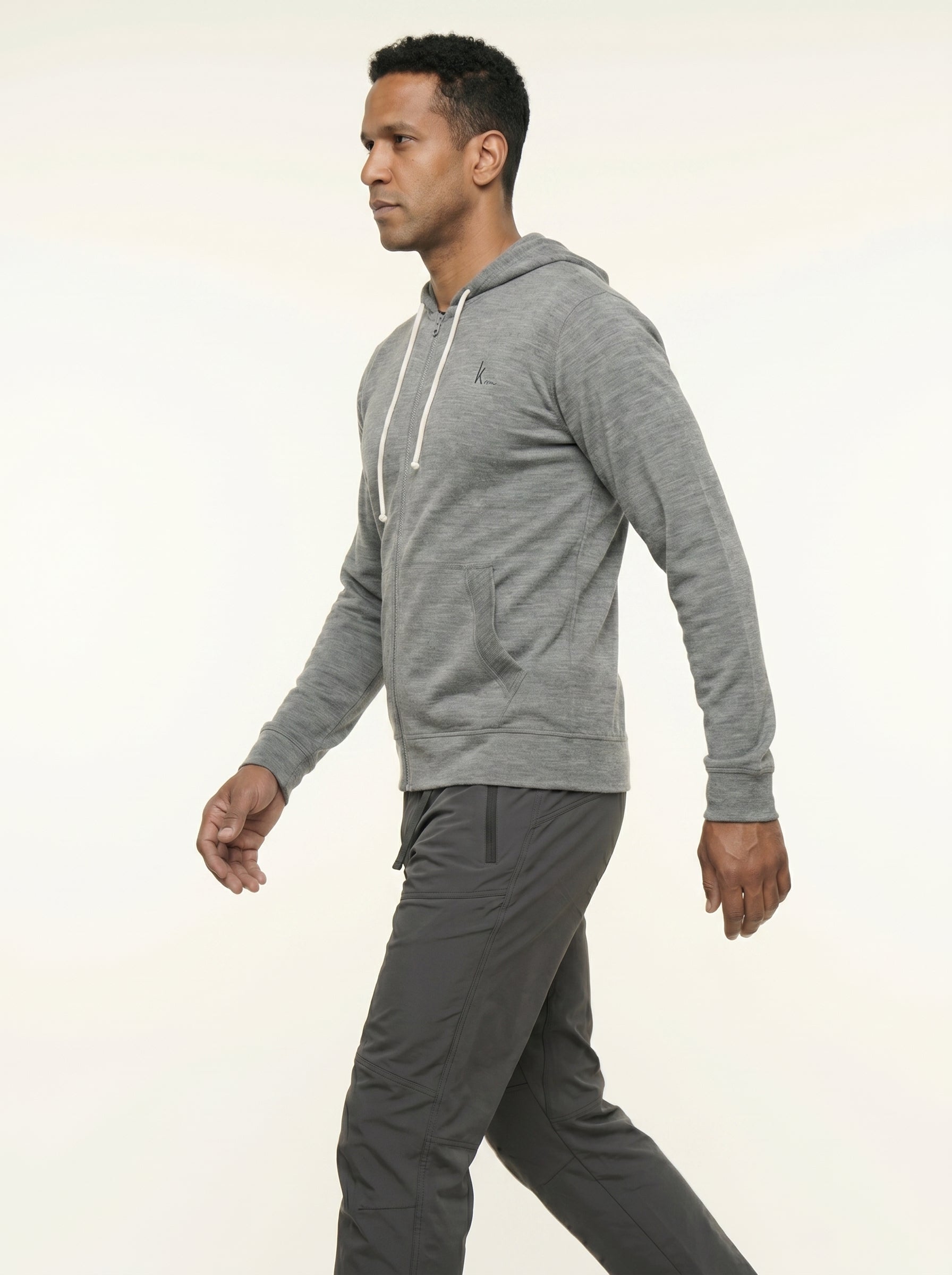Polera Con Cierre AlpaHold™ Puriq Plata Unisex